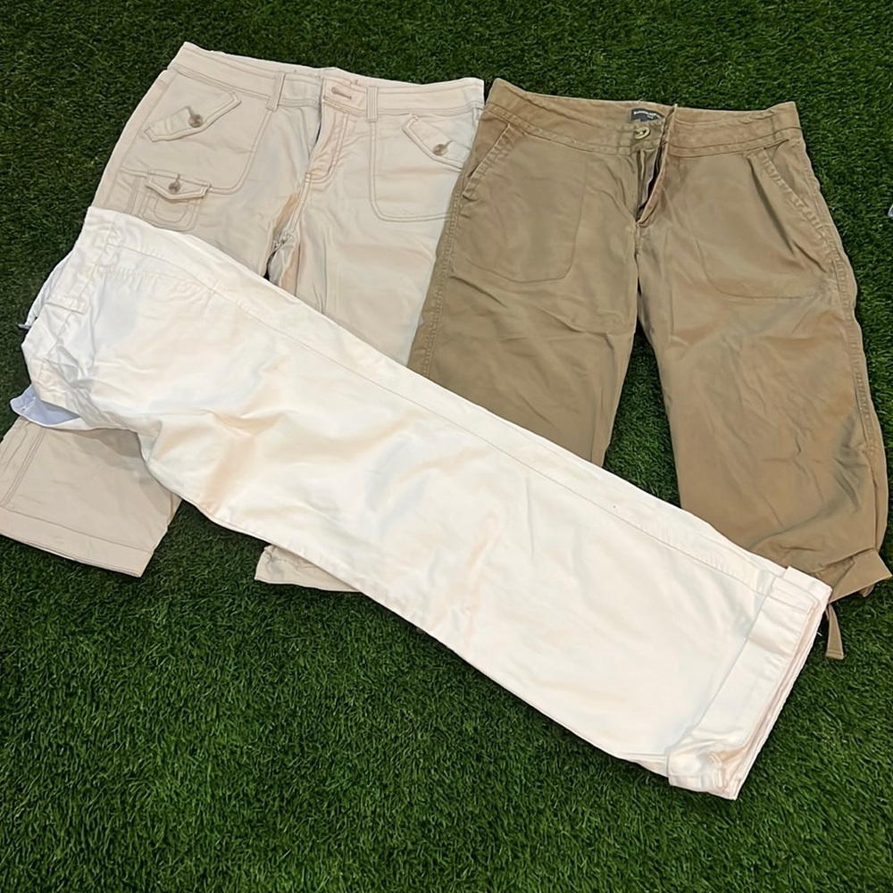 Sonoma capri, Banana Republic capri, Gap pants lot of 3!